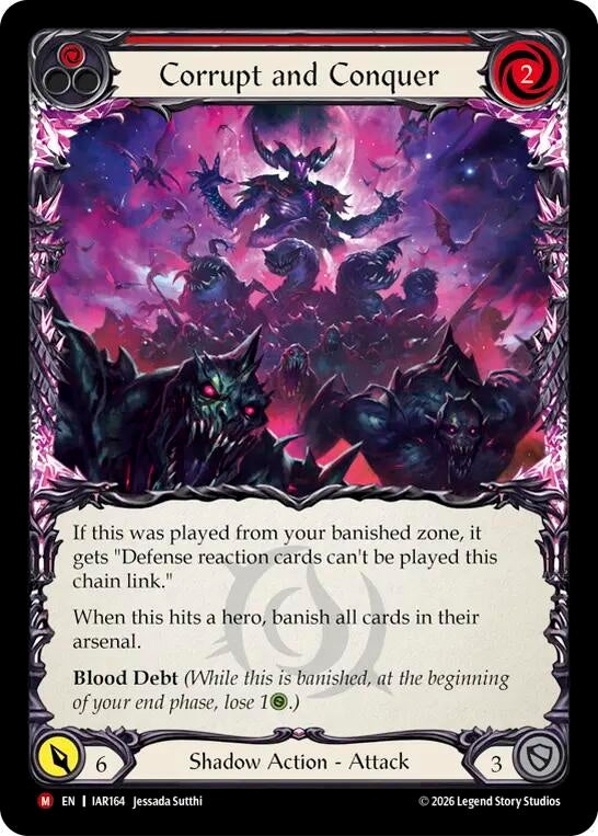 Image for Corrupt and Conquer [Usurp the Shadow Throne] (IAR) - Flesh and Blood TCG
