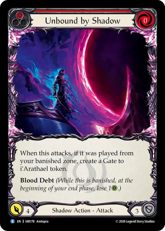Image for Unbound by Shadow [Usurp the Shadow Throne] (IAR) - Flesh and Blood TCG