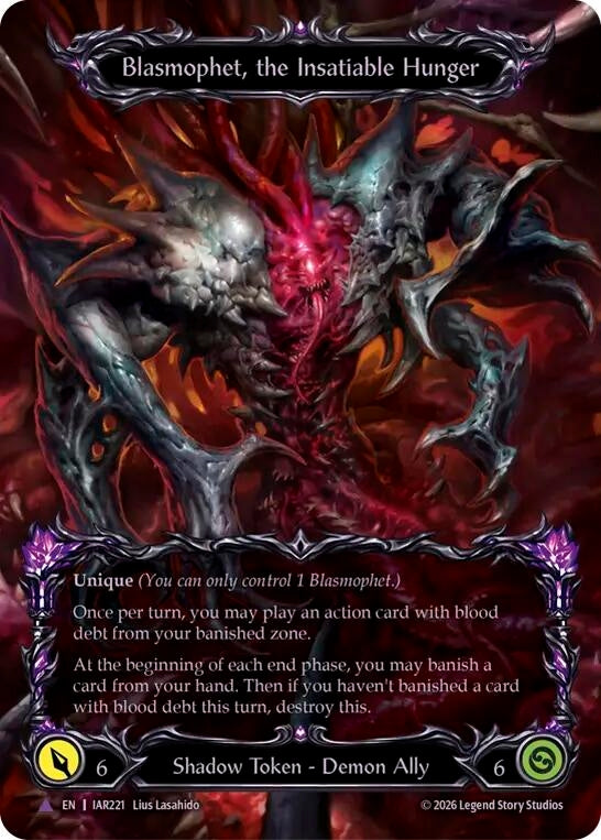 Image for Blasmophet, the Insatiable Hunger (Marvel) [Usurp the Shadow Throne] (IAR) - Flesh and Blood TCG