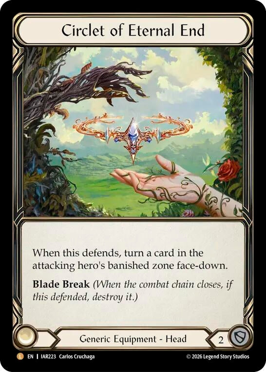 Image for Circlet of Eternal End [Usurp the Shadow Throne] (IAR) - Flesh and Blood TCG