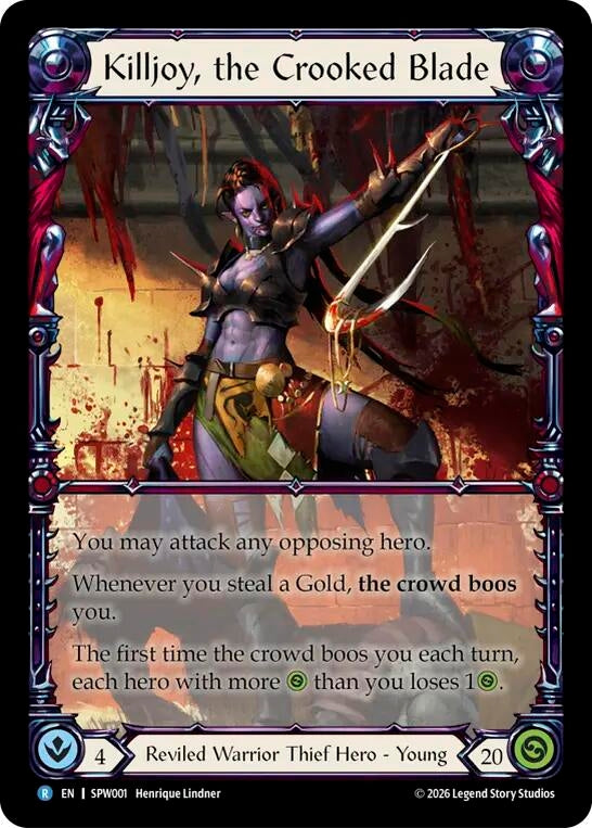 Image for Killjoy, the Crooked Blade [Smash Palace: Chorus of Steel] (SPW) - Flesh and Blood TCG