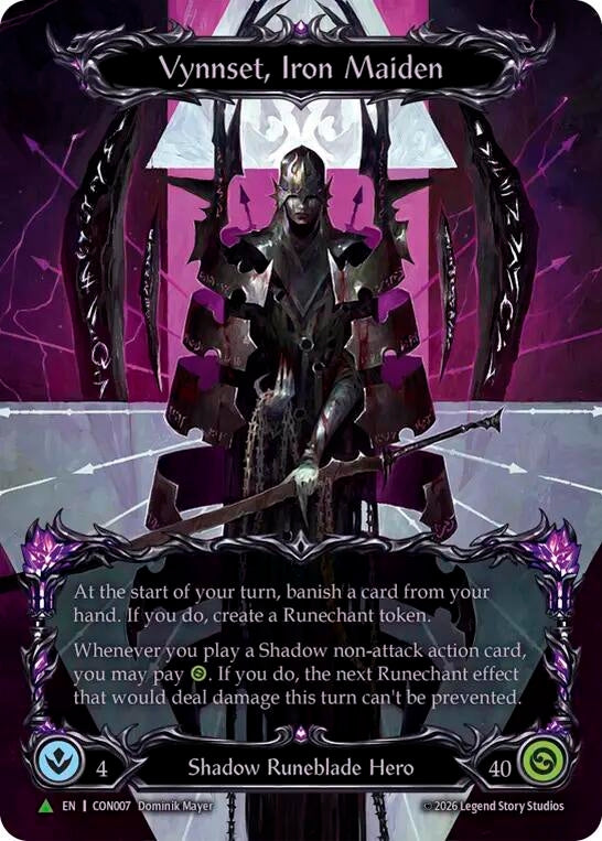Image for Vynnset, Iron Maiden (Marvel) - CON007 (CON007) [Flesh and Blood: Promo Cards] (PR) - Flesh and Blood TCG