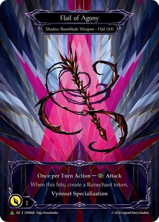 Image for Flail of Agony (Marvel) - CON008 (CON008) [Flesh and Blood: Promo Cards] (PR) - Flesh and Blood TCG