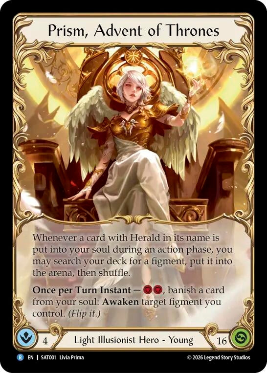Image for Prism, Advent of Thrones [Silver Age: Usurp the Shadow Throne] (SAT) - Flesh and Blood TCG