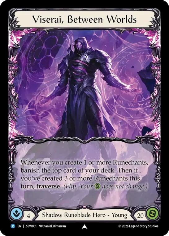 Image for Viserai, Between Worlds [Silver Age: Usurp the Shadow Throne] (SAT) - Flesh and Blood TCG