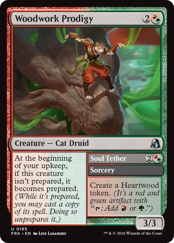 Image for Woodwork Prodigy (165) [Reality Fracture] (FRA) - Magic: The Gathering