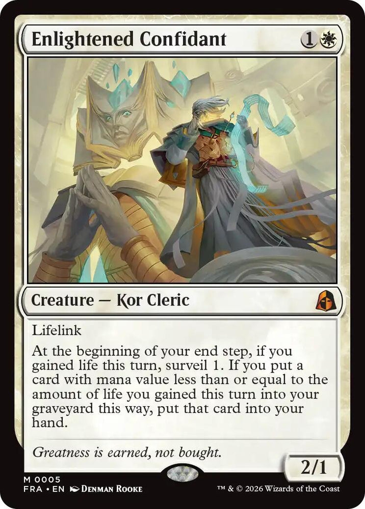 Image for Enlightened Confidant (5) [Reality Fracture] (FRA) - Magic: The Gathering