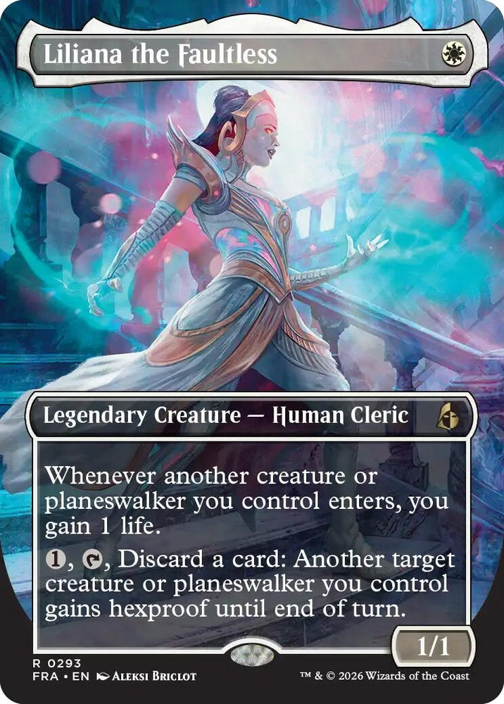 Image for Liliana the Faultless (Borderless) (293) [Reality Fracture] (FRA) - Magic: The Gathering