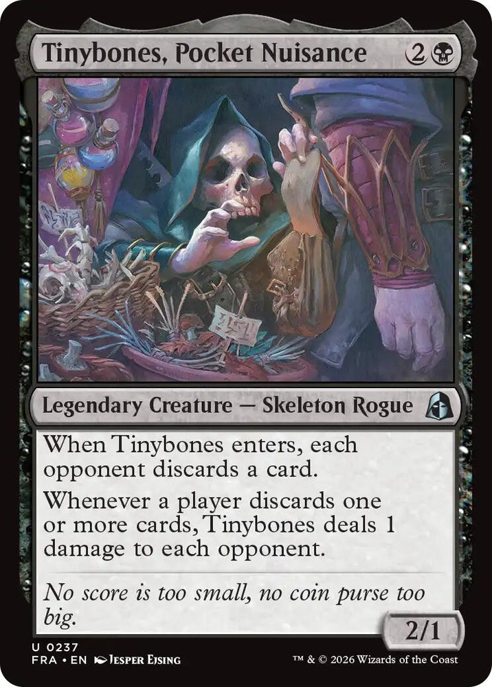 Image for Tinybones, Pocket Nuisance (237) [Reality Fracture] (FRA) - Magic: The Gathering