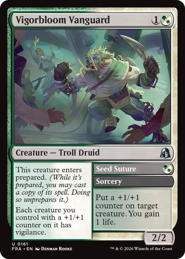 Image for Vigorbloom Vanguard (161) [Reality Fracture] (FRA) - Magic: The Gathering