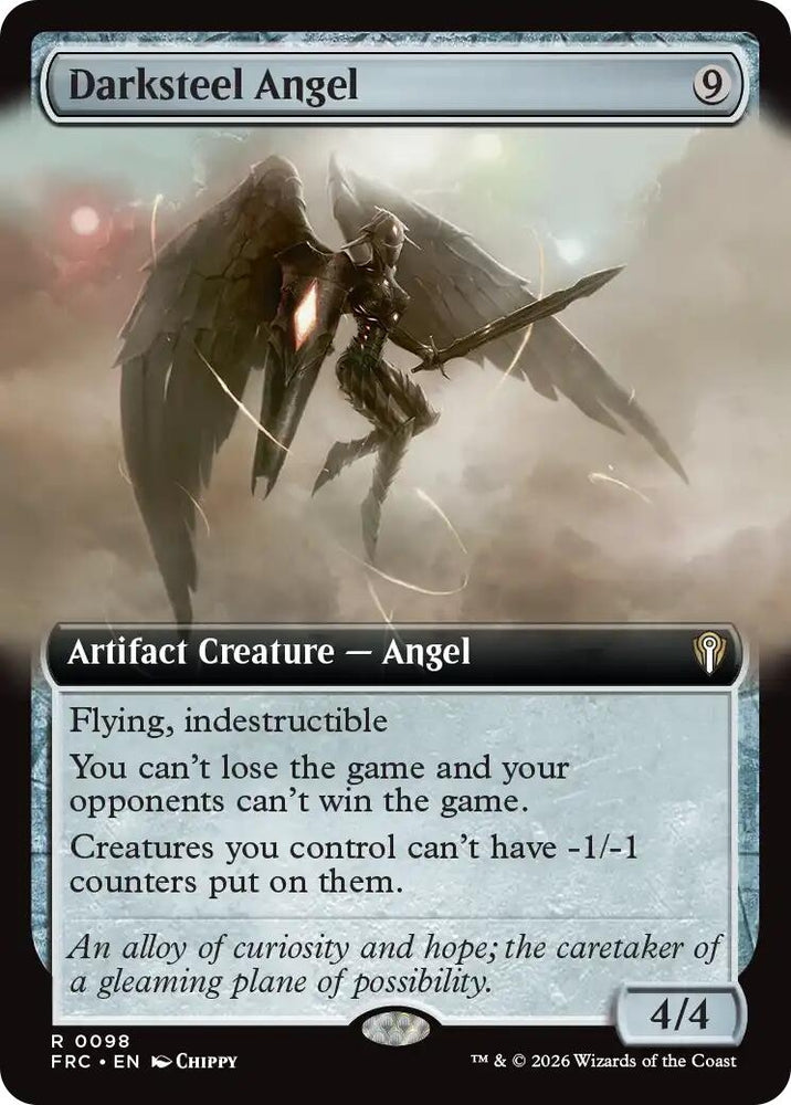 Image for Darksteel Angel (Extended Art) [Commander: Reality Fracture] (FRC) - Magic: The Gathering