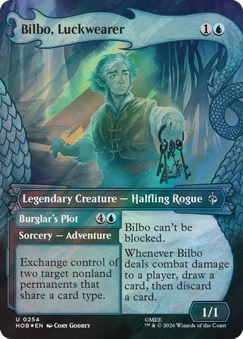 Image for Bilbo, Luckwearer (Showcase) (Surge Foil) (254) [The Hobbit] (HOB) - Magic: The Gathering