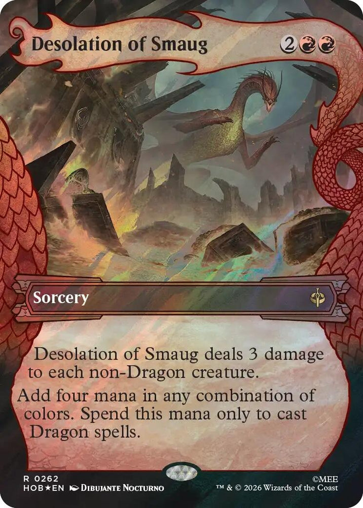 Image for Desolation of Smaug (Showcase) (Surge Foil) (262) [The Hobbit] (HOB) - Magic: The Gathering