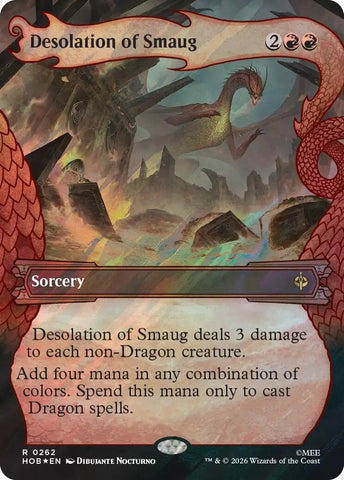 Image for Desolation of Smaug (Showcase) (Surge Foil) (262) [The Hobbit] (HOB) - Magic: The Gathering