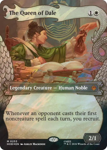 Image for The Queen of Dale (Showcase) (Surge Foil) (253) [The Hobbit] (HOB) - Magic: The Gathering