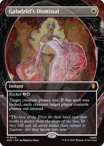 Image for Galadriel's Dismissal (Borderless) (16) [The Hobbit: Eternal-Legal] (HOC) - Magic: The Gathering