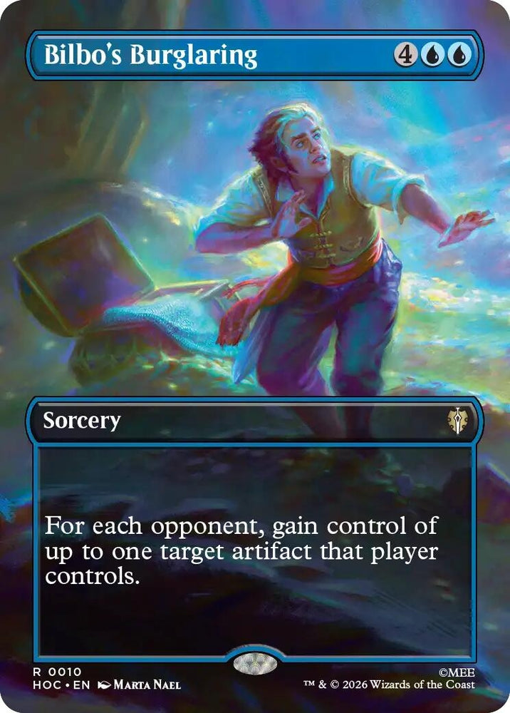 Image for Bilbo's Burglaring (Borderless) (10) [The Hobbit: Eternal-Legal] (HOC) - Magic: The Gathering