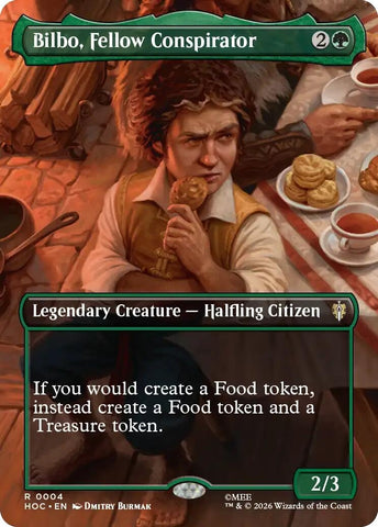 Image for Bilbo, Fellow Conspirator (Borderless) (4) [The Hobbit: Eternal-Legal] (HOC) - Magic: The Gathering