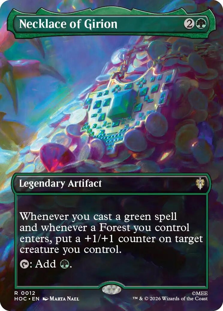 Image for Necklace of Girion (Borderless) (12) [The Hobbit: Eternal-Legal] (HOC) - Magic: The Gathering