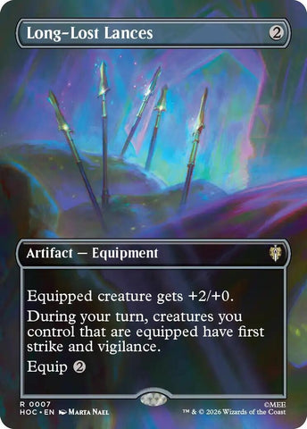 Image for Long-Lost Lances (Borderless) (7) [The Hobbit: Eternal-Legal] (HOC) - Magic: The Gathering