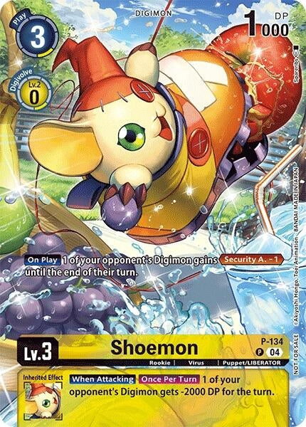Image for Shoemon (Digimon Liberator D-Storage Set) (P-134 P) [Digimon Promotion Cards] (D-PR) - Digimon Card Game