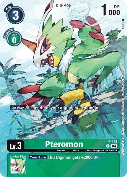 Image for Pteromon (Digimon Liberator D-Storage Set) (P-131 P) [Digimon Promotion Cards] (D-PR) - Digimon Card Game