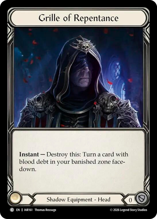 Image for Grille of Repentance [Usurp the Shadow Throne Pre-release Cards] (IAR) - Flesh and Blood TCG