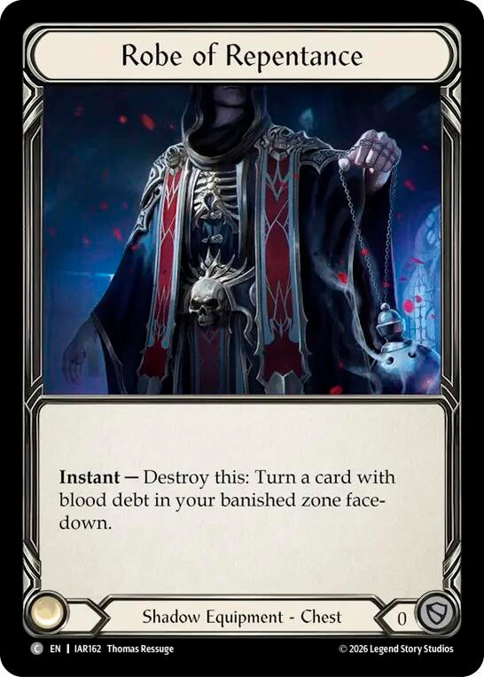 Image for Robe of Repentance [Usurp the Shadow Throne Pre-release Cards] (IAR) - Flesh and Blood TCG