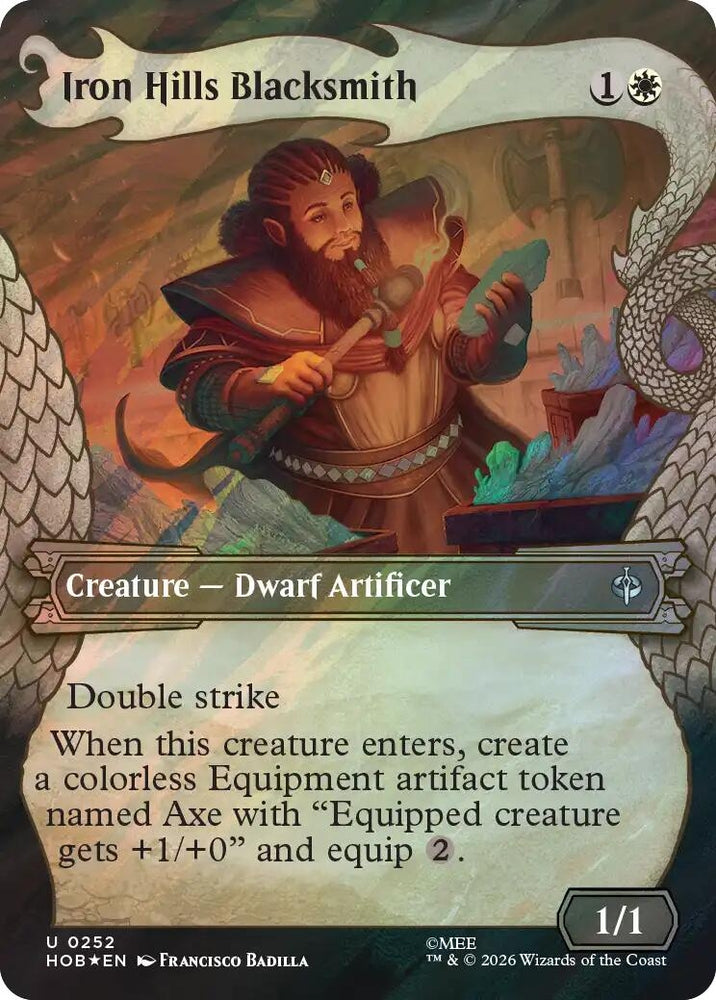 Image for Iron Hills Blacksmith (Showcase) (Surge Foil) (252) [The Hobbit] (HOB) - Magic: The Gathering
