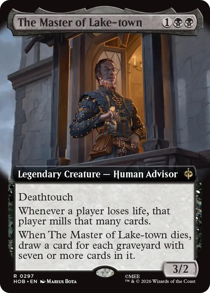 Image for The Master of Lake-town (Extended Art) (297) [The Hobbit] (HOB) - Magic: The Gathering