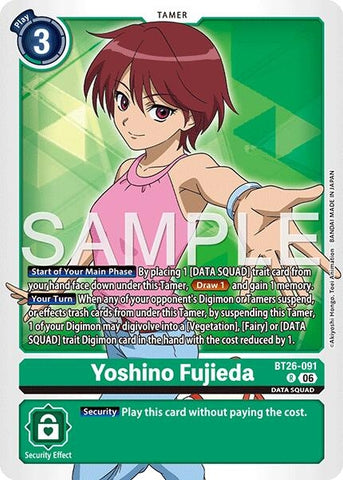 Image for Yoshino Fujieda (BT26-091 R) [Timeless Bonds] (BT-26) - Digimon Card Game
