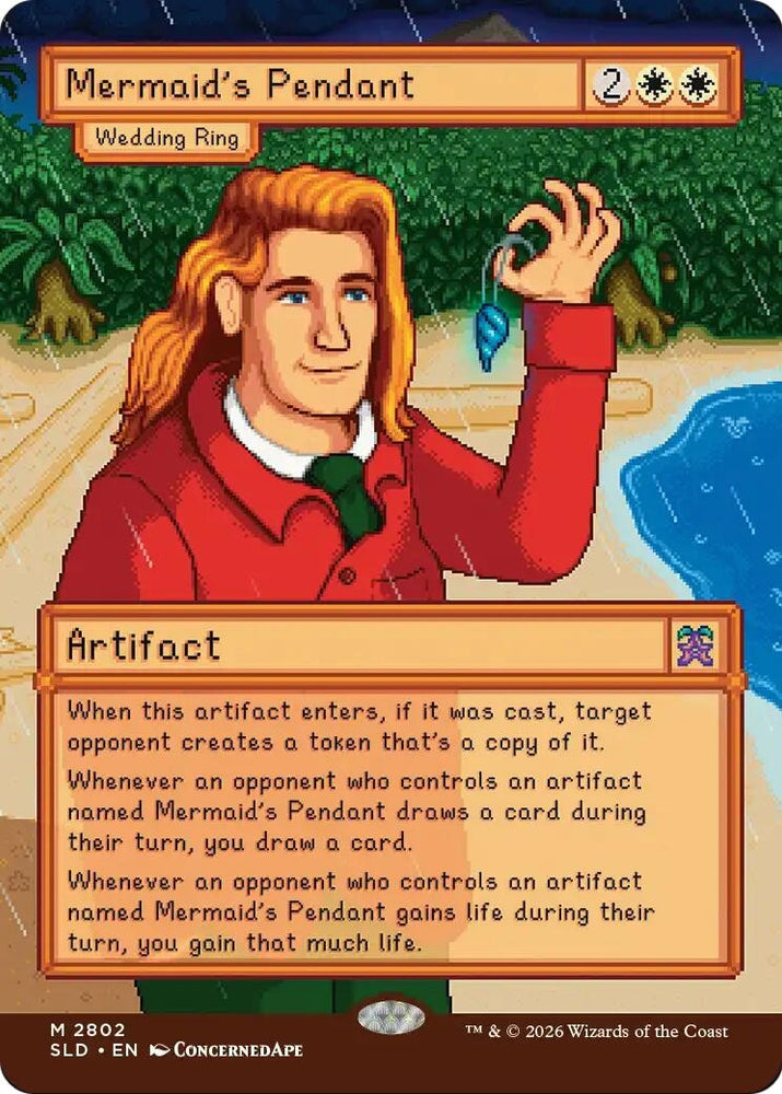 Image for Mermaid's Pendant - Wedding Ring (2802) [Secret Lair Drop Series] (SLD) - Magic: The Gathering