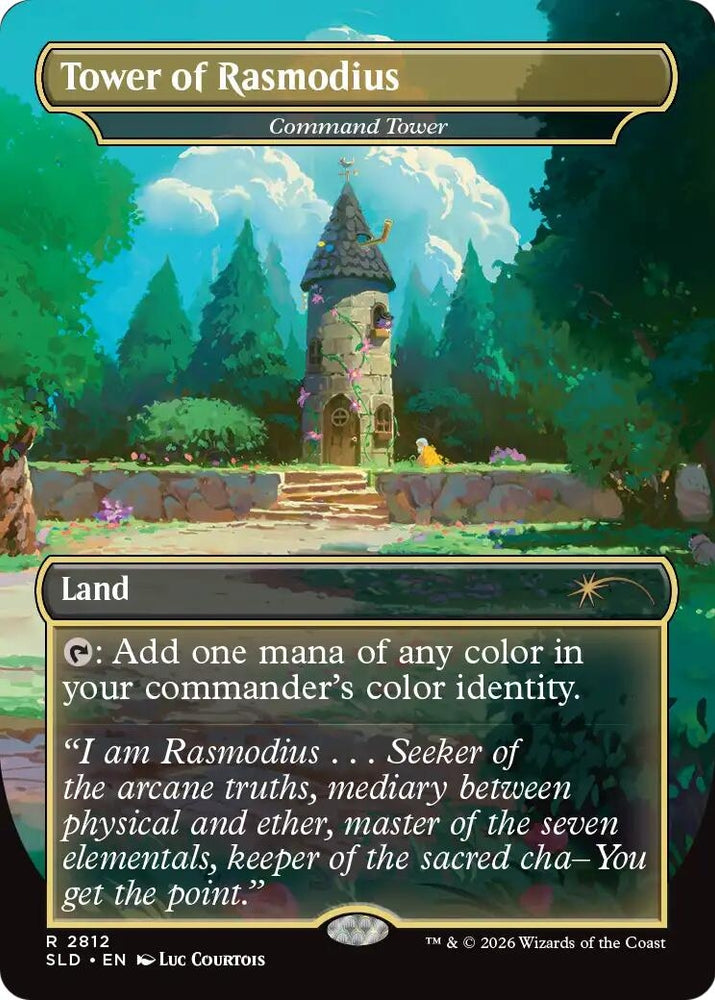 Image for Tower of Rasmodius - Command Tower (2812) [Secret Lair Drop Series] (SLD) - Magic: The Gathering