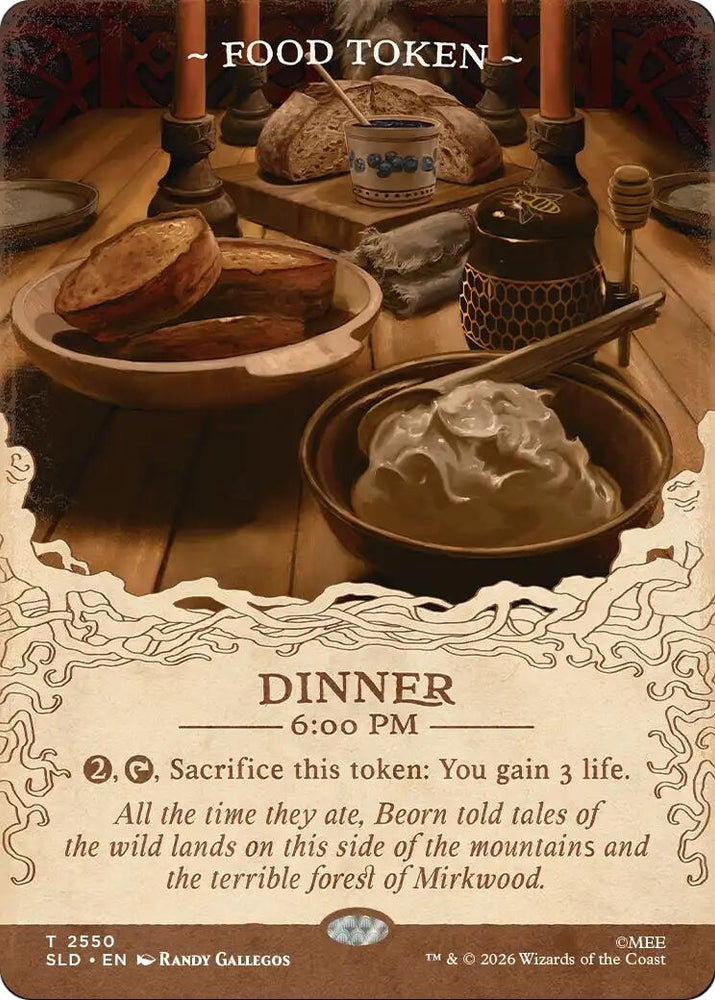 Image for Food Token (2550) (2550) [Secret Lair Drop Series] (SLD) - Magic: The Gathering