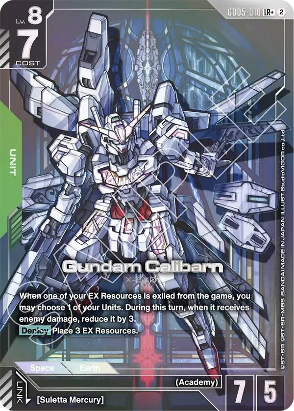 Image for Gundam Calibarn (LR+) (GD05-018) [Freedom Ascension] (GD05) - Gundam Card Game