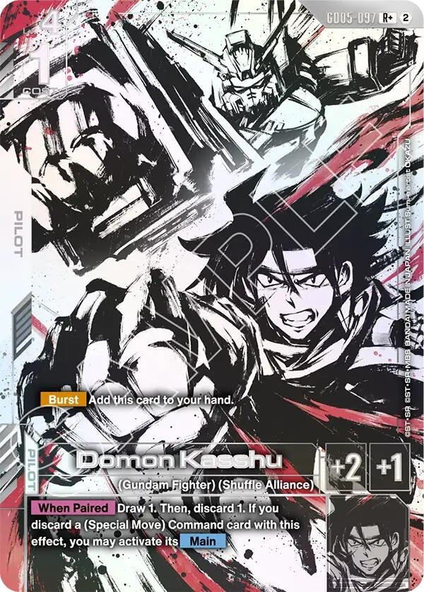 Image for Domon Kasshu (R+) (GD05-097) [Freedom Ascension] (GD05) - Gundam Card Game