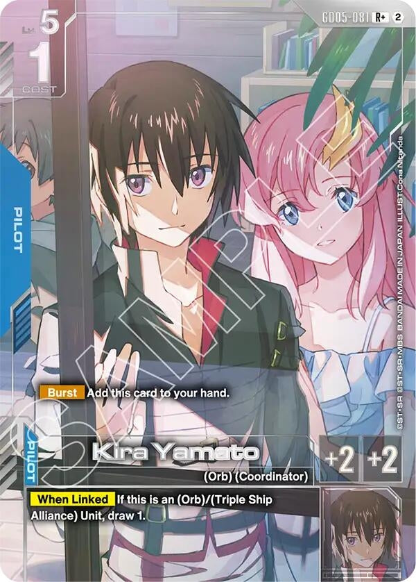 Image for Kira Yamato (R+) (GD05-081) [Freedom Ascension] (GD05) - Gundam Card Game