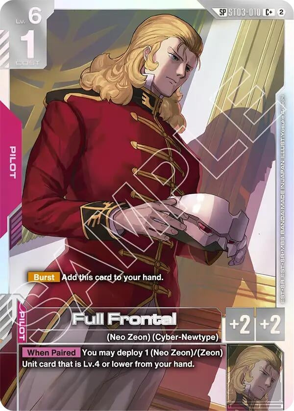 Image for Full Frontal (C+) (SP) (ST03-010) [Freedom Ascension] (GD05) - Gundam Card Game