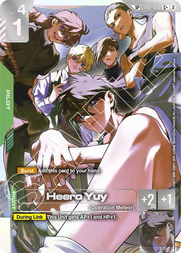 Image for Heero Yuy (C+) (SP) (ST02-010) [Freedom Ascension] (GD05) - Gundam Card Game