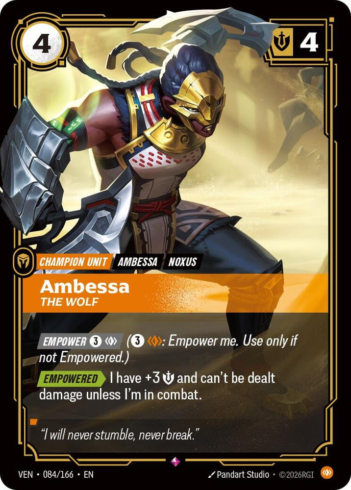 Image for Ambessa, The Wolf (084/166) [Vendetta] (VEN) - Riftbound: League of Legends Trading Card Game