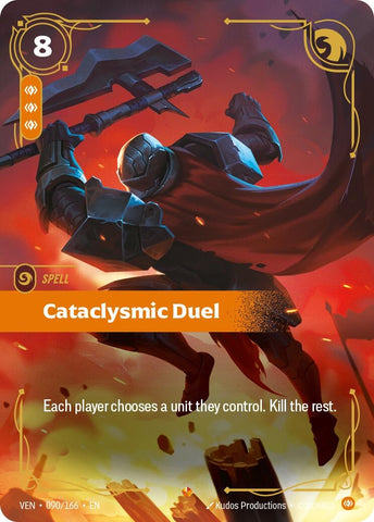 Image for Cataclysmic Duel (090/166) [Vendetta] (VEN) - Riftbound: League of Legends Trading Card Game