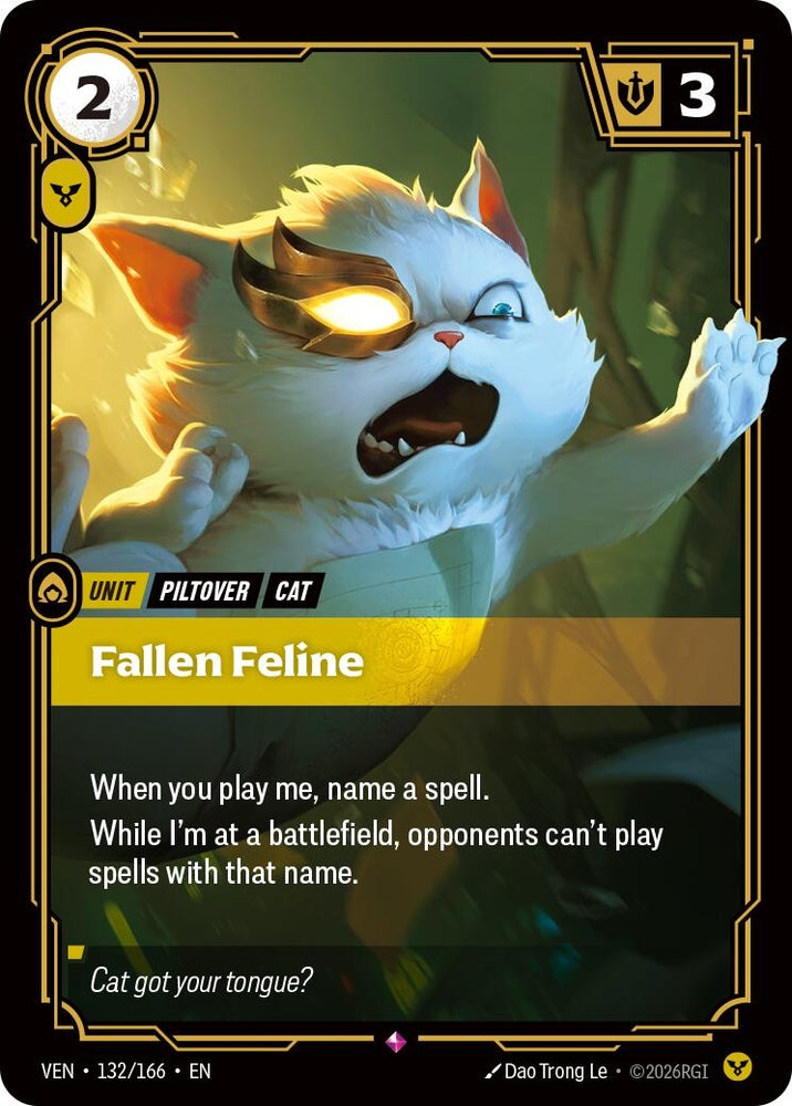 Image for Fallen Feline (132/166) [Vendetta] (VEN) - Riftbound: League of Legends Trading Card Game