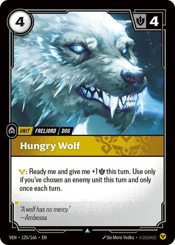 Image for Hungry Wolf (125/166) [Vendetta] (VEN) - Riftbound: League of Legends Trading Card Game