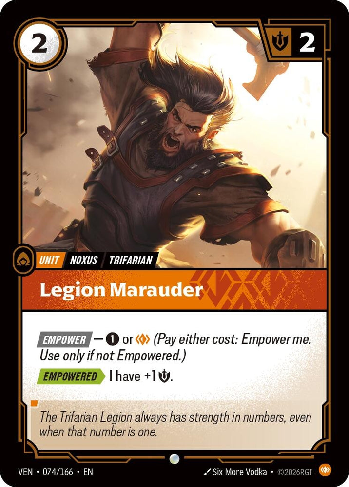 Image for Legion Marauder (074/166) [Vendetta] (VEN) - Riftbound: League of Legends Trading Card Game