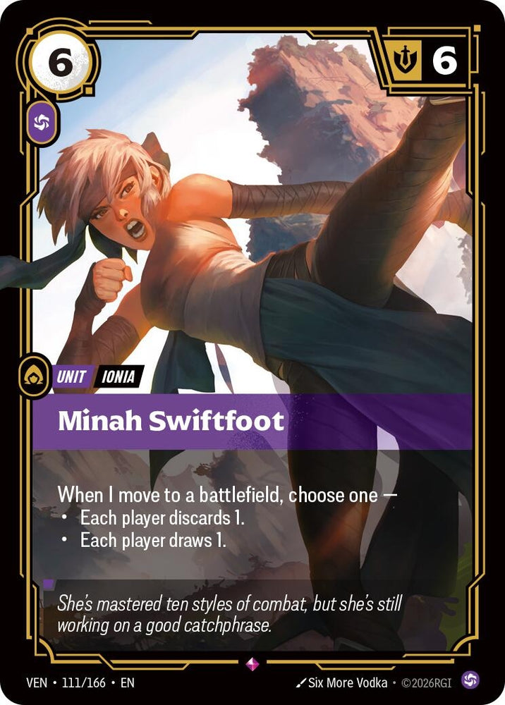 Image for Minah Swiftfoot (111/166) [Vendetta] (VEN) - Riftbound: League of Legends Trading Card Game