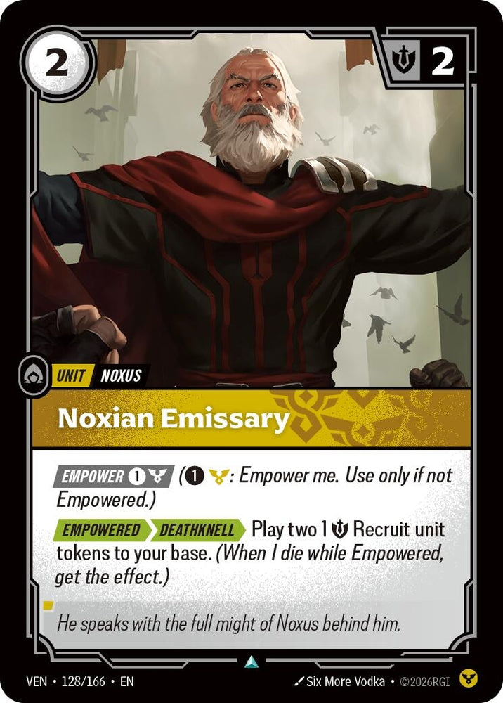 Image for Noxian Emissary (128/166) [Vendetta] (VEN) - Riftbound: League of Legends Trading Card Game