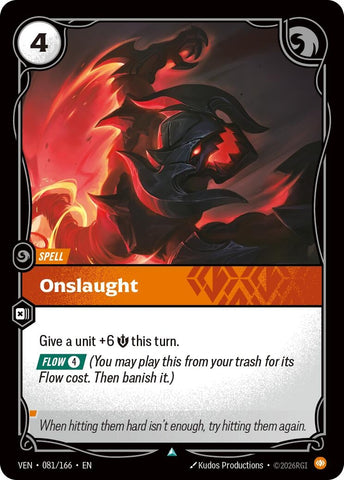 Image for Onslaught (081/166) [Vendetta] (VEN) - Riftbound: League of Legends Trading Card Game