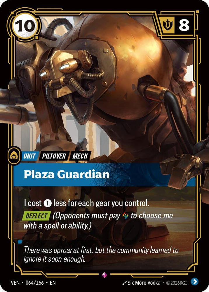 Image for Plaza Guardian (064/166) [Vendetta] (VEN) - Riftbound: League of Legends Trading Card Game
