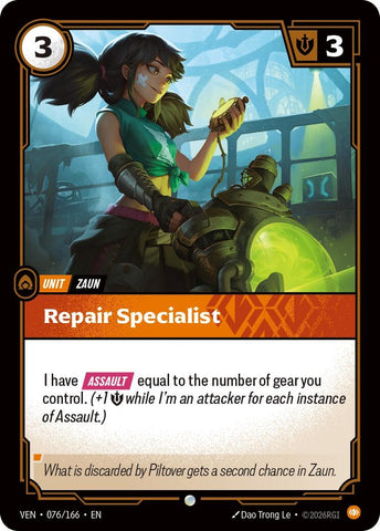 Image for Repair Specialist (076/166) [Vendetta] (VEN) - Riftbound: League of Legends Trading Card Game