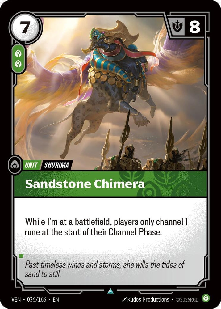 Image for Sandstone Chimera (036/166) [Vendetta] (VEN) - Riftbound: League of Legends Trading Card Game